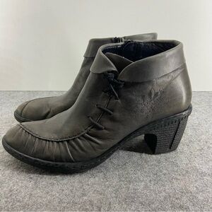 Rieker Dark Grey Ankle Boots Bootie Women’s Size 37 or US 6